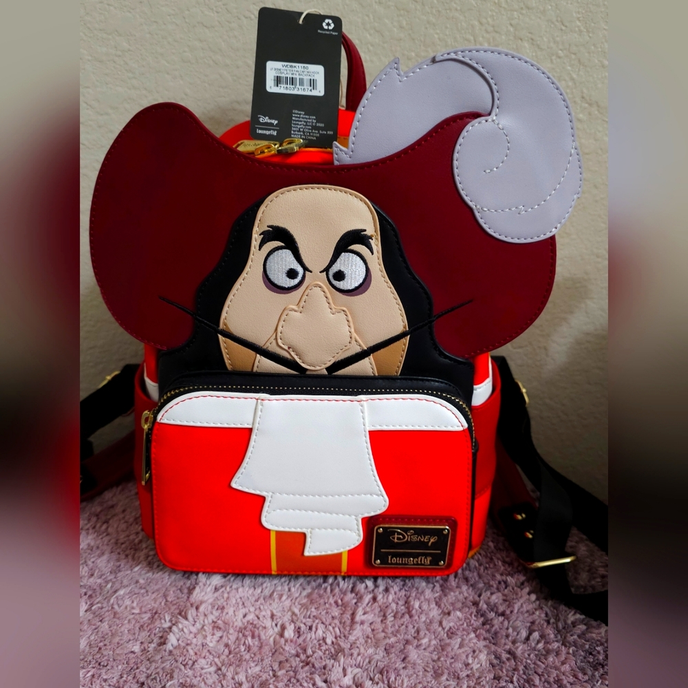 Captain Hook loungefly backpack